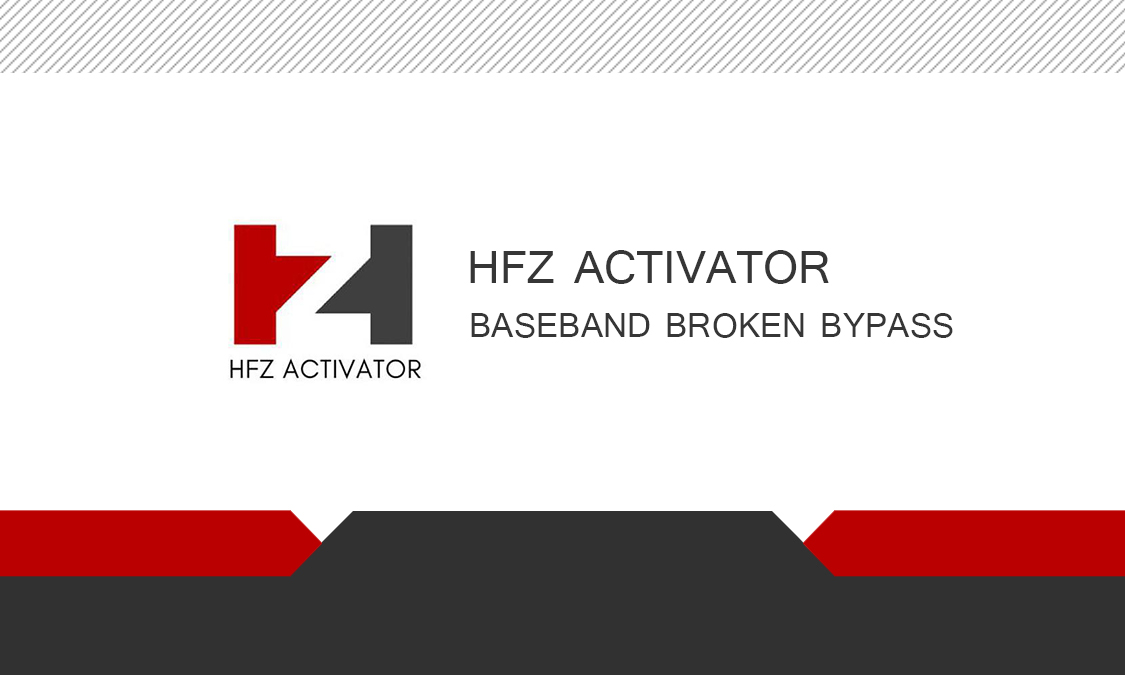 بایپس قفل فعالسازی اپل در دستگاه های با مشکل بیس باند با ابزار HFZ Activator