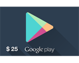 Google Play Gift Card 25$