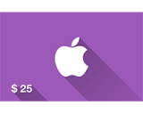 iTunes US Gift Card 100$ 4*25