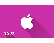 iTunes US Gift Card 200$