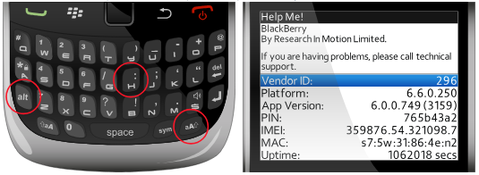 آموزش پیدا کردن MEP و IMEI گوشیهای BlackBerry