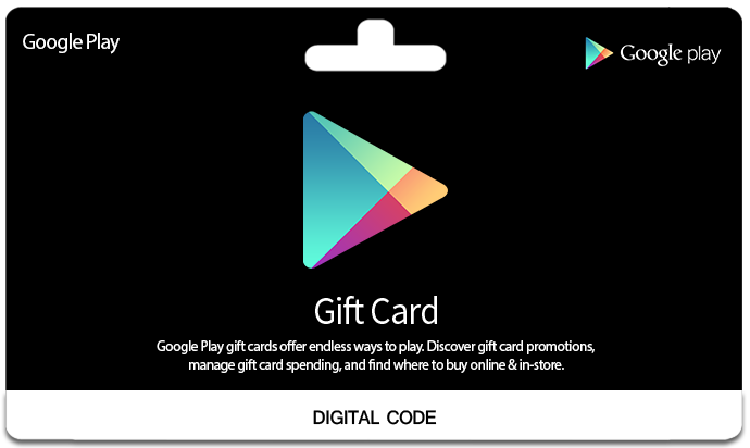 گیفت کارت پلی استور گوگل اندروید / Android Google Play Store Gift Card