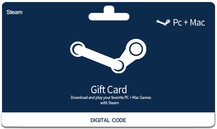 گیفت کارت استیم / Steam Gift Card
