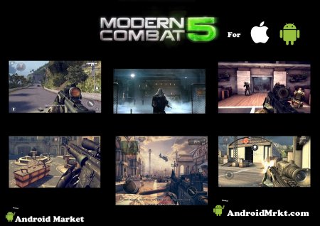 بازی Modern Combat 5 ویژه‌ی اندروید و اپل