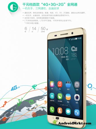 تلفن هوشمند جدید Huawei با پردازنده ۶۴ بیتی و عمر باتری تا ۳ روز: Honor 4X